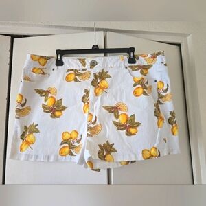 Womens Lemon Print Short Shirts by FOREVER 21 NWOT